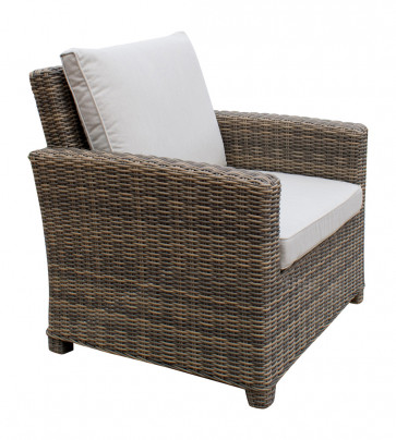 Spanish Wells Lounge Chair w/tan cushion
