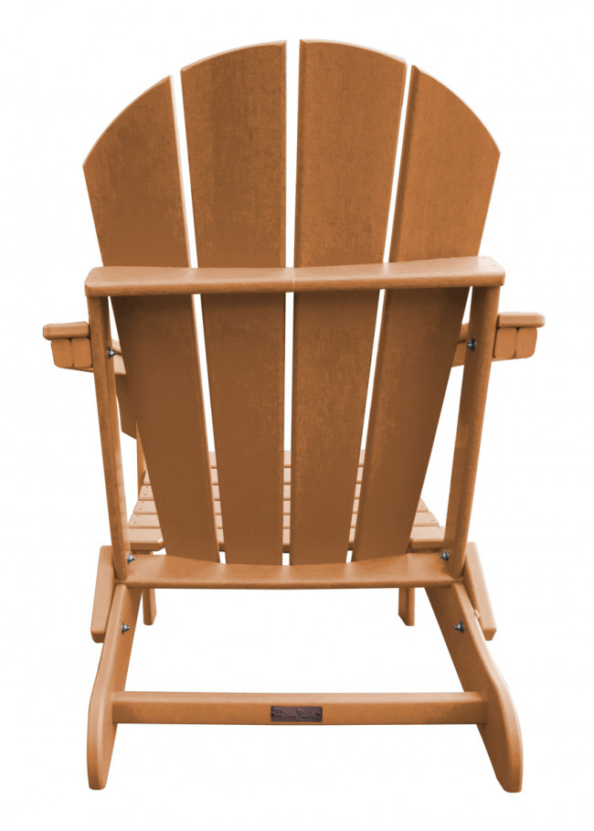 Poly Resin Orange Adirondack Chair