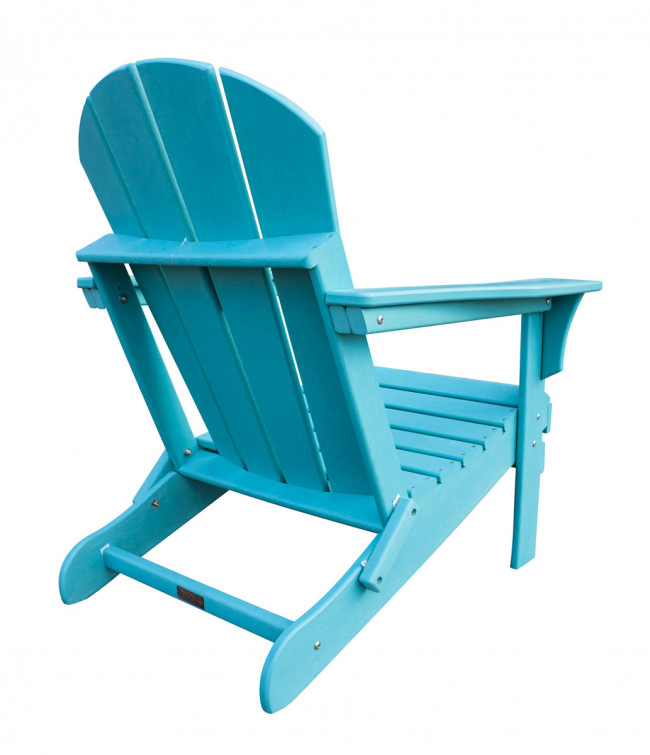 Poly Resin Teal Adirondack Chair