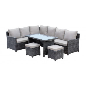 Spectrum 5 PC Sectional Dining Set w/cushion