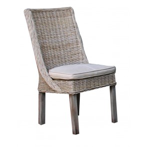 Exuma Side Chair w/beige cushion