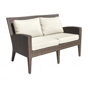 Oasis Loveseat w/off-white cushions