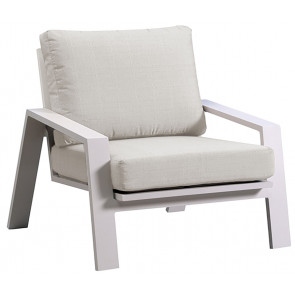 Mykonos Lounge Chair w/off-white cushion