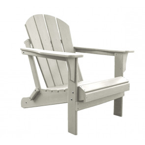 Poly Resin White Adirondack Chair