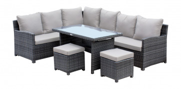 Spectrum 5 PC Sectional Dining Set w/cushion
