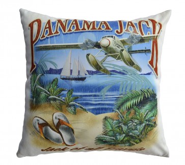 Jack of all Travels Throw Pillow