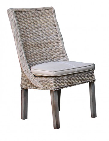 Exuma Side Chair w/beige cushion