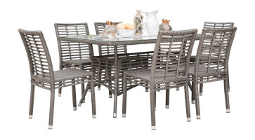 Graphite 7 PC Dining Side Chair Set