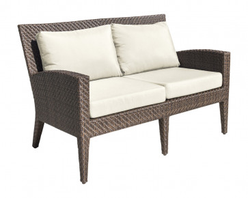 Oasis Loveseat w/off-white cushions
