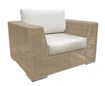 Austin Lounge Chair w/off-white cushion