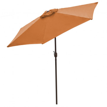 Panama Jack Orange 9 Ft Alum Patio Umbrella W/Crank