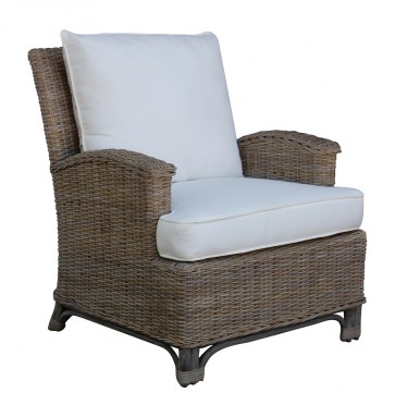 Exuma Lounge Chair w/beige cushion