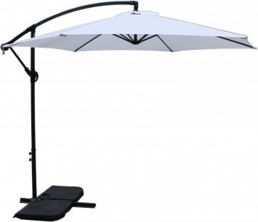 Panama Jack 10 FT Dia. Cantilever Umbrella with 105 lb. base