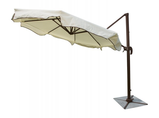 Dia Cantilever Umbrella With Stone Bases, Pelican Reef Outdoor Furniture Panama Jack Island Breeze