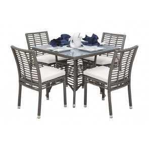 Graphite 5 PC Dining Side Chair Set