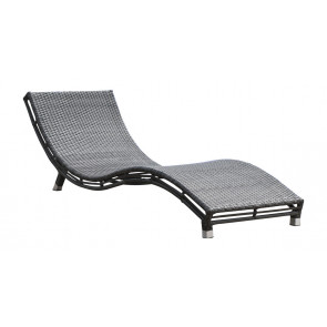 Graphite Curved Chaise Lounge