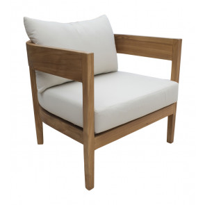 Bali Lounge Chair w/beige cushion