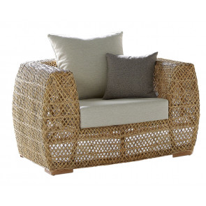 Sumatra Lounge Chair w/beige cushion