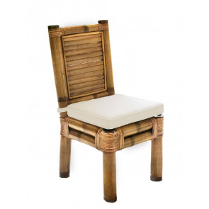 Kauai Side Chair w/beige cushion